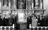 Inauguración del Retablo del Sagrario de la Parroquia en 1950