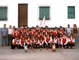 Banda de cornetas y majoretes 2002
